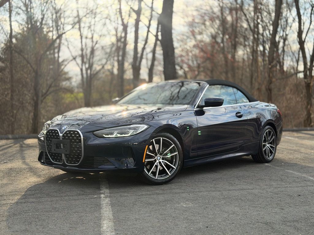 Tanzanite Blue II Metallic 2023 BMW 4 Series 430i Convertible xDrive Convertible All-Wheel Drive 8-Speed Automatic