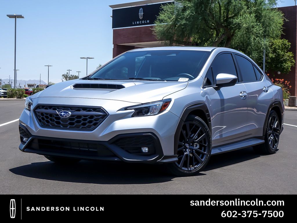 Ice Silver Metallic 2024 Subaru WRX Sedan All-Wheel Drive 6-Speed Manual