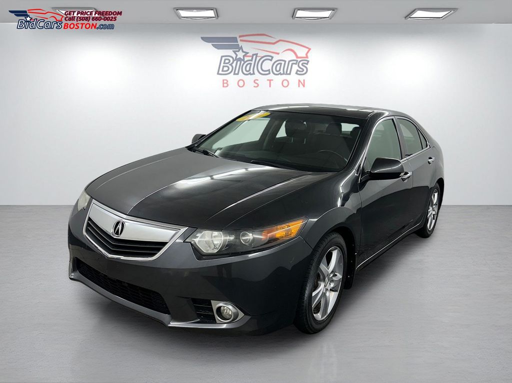 Gray 2012 Acura TSX Sedan FWD Sedan Front-Wheel Drive 5-Speed Automatic