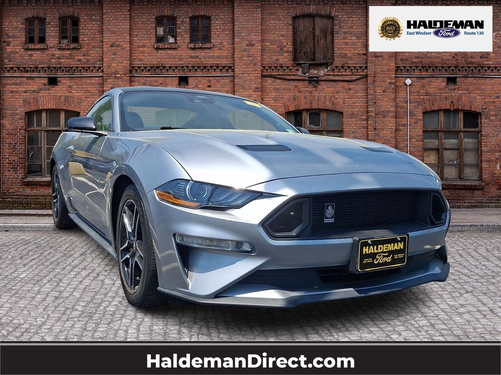 Silver Metallic 2021 Ford Mustang EcoBoost Premium Coupe RWD Coupe Rear-Wheel Drive Automatic