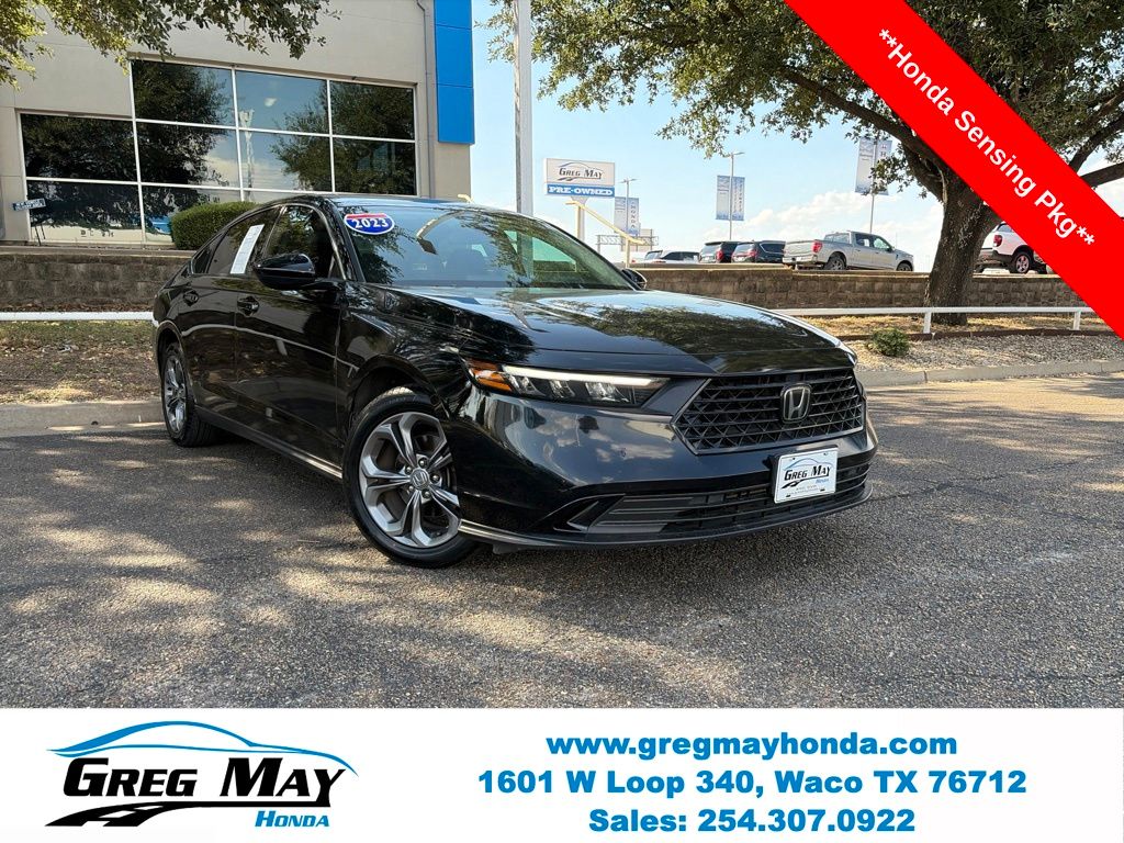 Meteorite Gray Metallic 2023 Honda Accord Sedan Front-Wheel Drive Continuously Variable Transmission