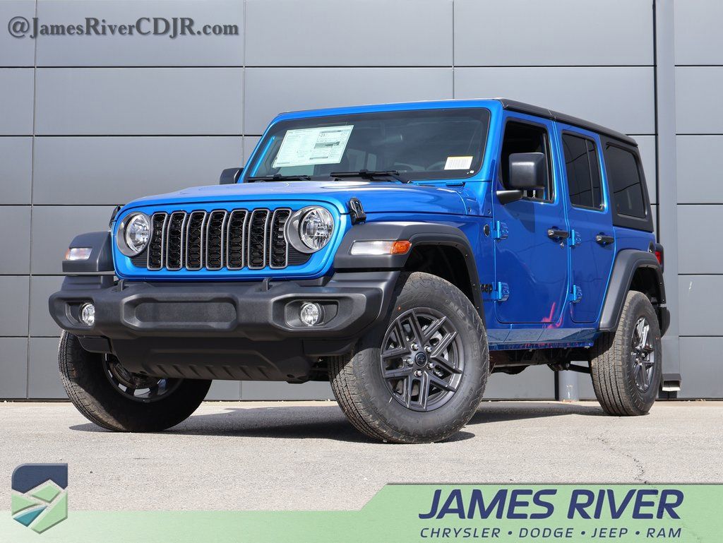 Hydro Blue Pearl Coat 2026 Jeep Wrangler SUV / Crossover Four-Wheel Drive 8-Speed Automatic