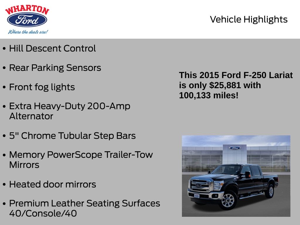 2015 Ford F-250SD Lariat Black at Autostrade