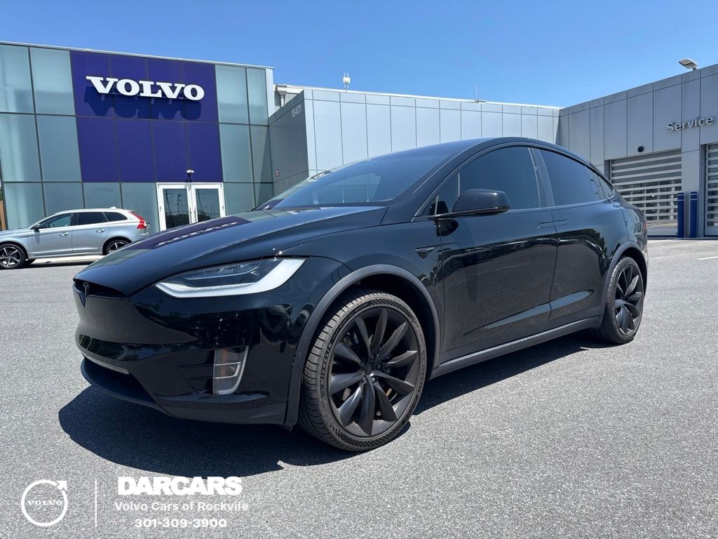Solid Black 2021 Tesla Model X SUV / Crossover All-Wheel Drive 1-Speed Automatic