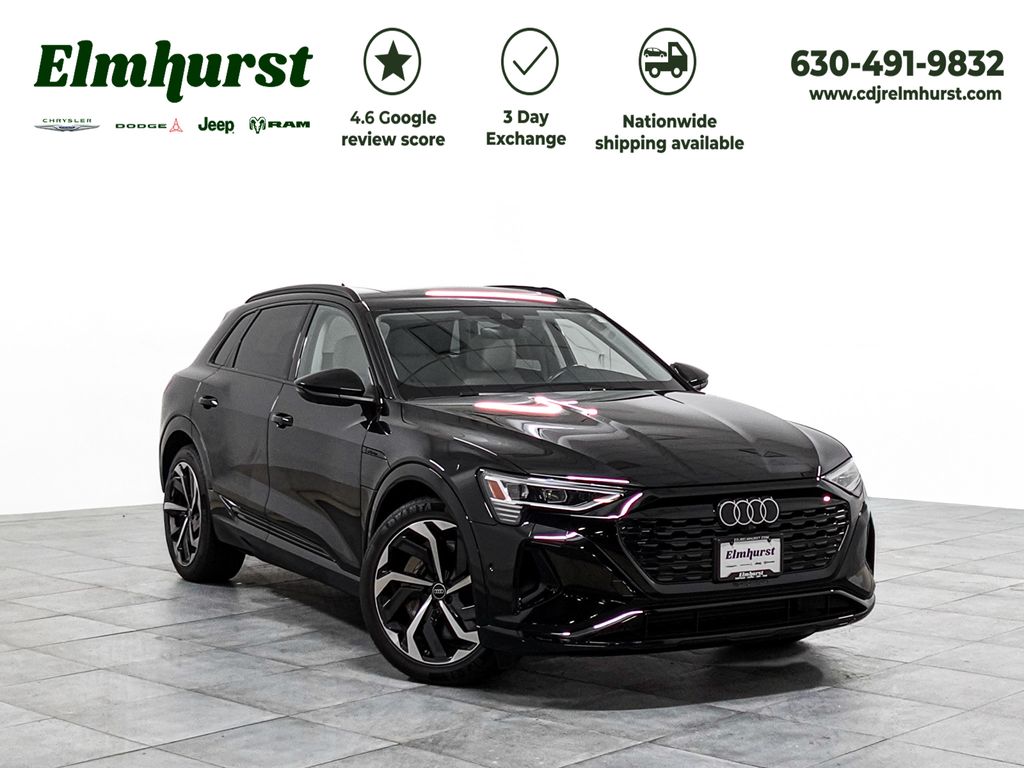 Black Metallic 2024 Audi Q8 e-tron quattro Premium Plus AWD SUV / Crossover All-Wheel Drive Automatic