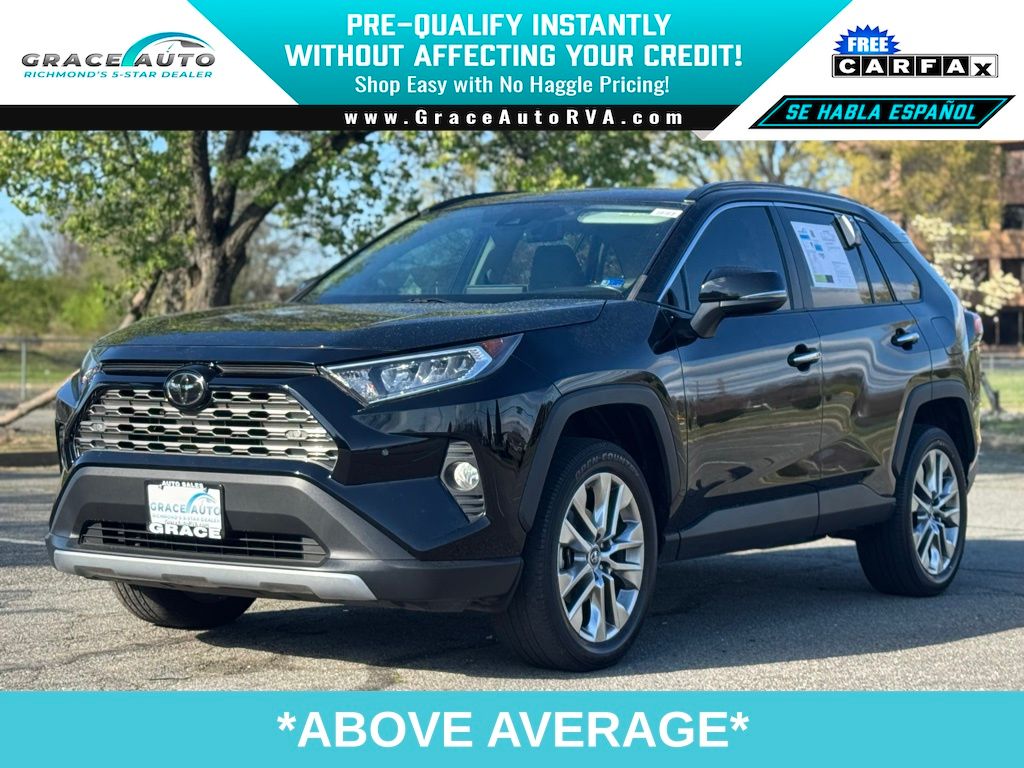 Midnight Black Metallic 2019 Toyota RAV4 SUV / Crossover Front-Wheel Drive 8-Speed Automatic