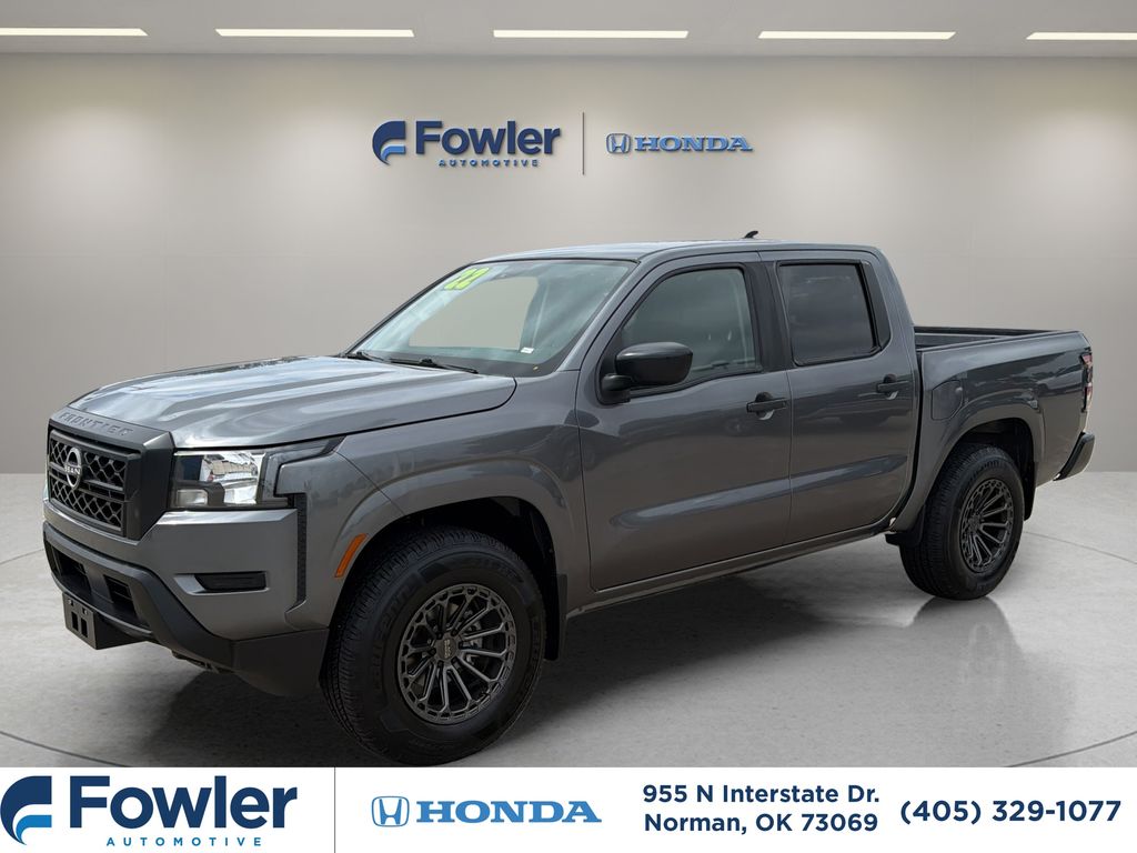 Gray (Gun Metallic) 2022 Nissan Frontier Pickup Truck Four-Wheel Drive 9-Speed Automatic