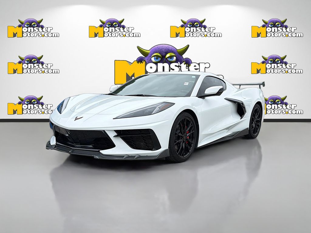 Arctic White 2023 Chevrolet Corvette Stingray 1LT Coupe RWD Coupe Rear-Wheel Drive 8-Speed Dual Clutch