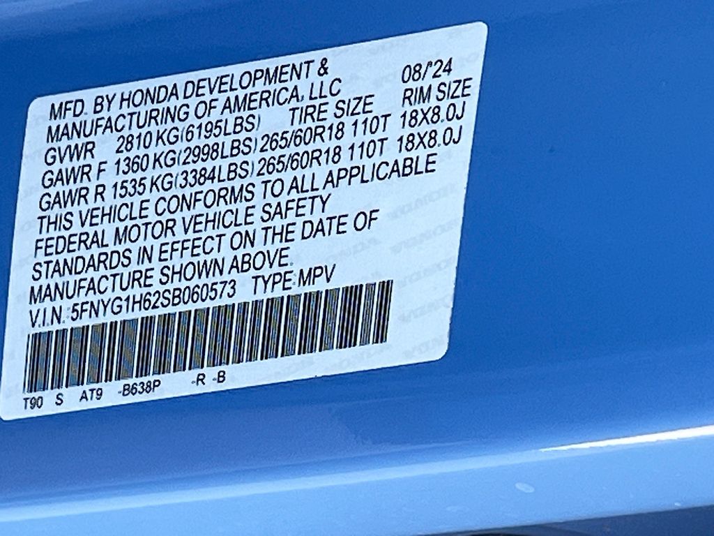Used 2025 Blue Honda TrailSport image 34