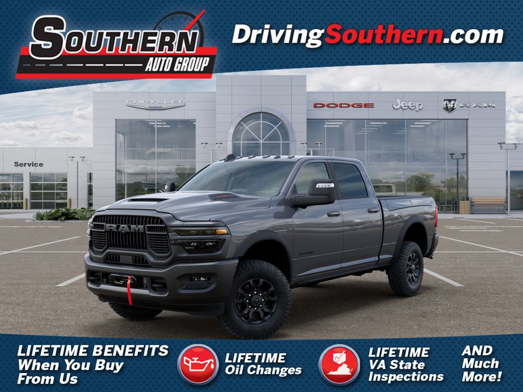 Ceramic Gray Clearcoat 2026 RAM 2500 Power Wagon Crew Cab 4WD Pickup Truck Four-Wheel Drive 8-Speed Automatic