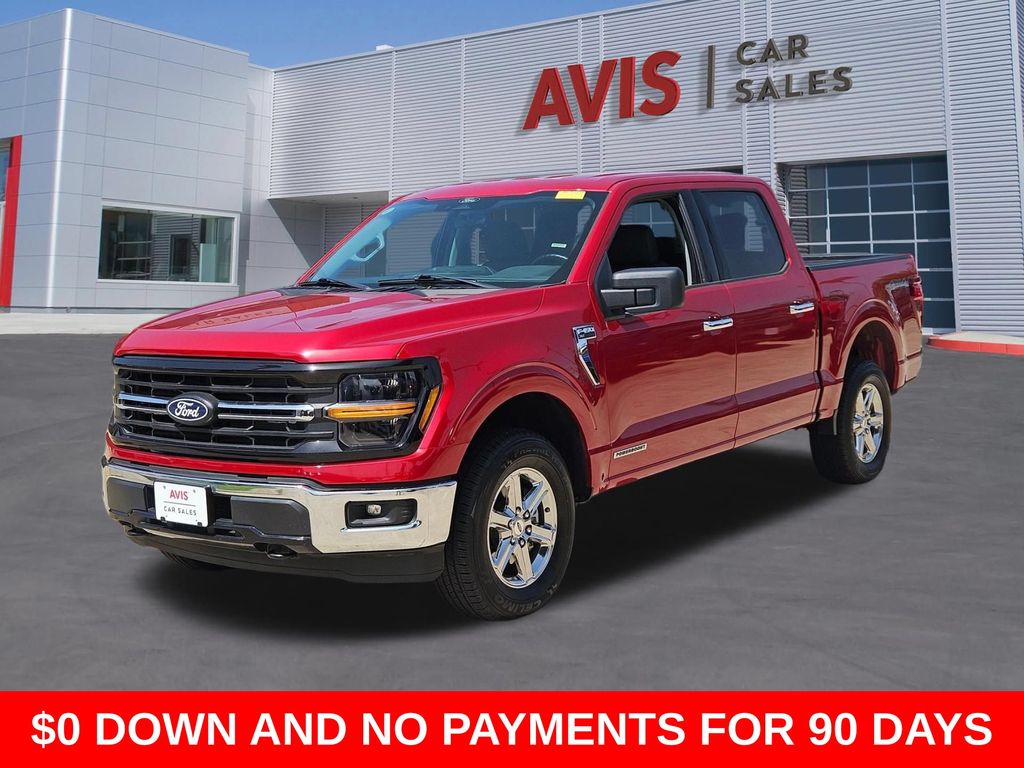 Rapid Red Metallic Tinted Clearcoat 2025 Ford F-150 Pickup Truck Four-Wheel Drive Automatic