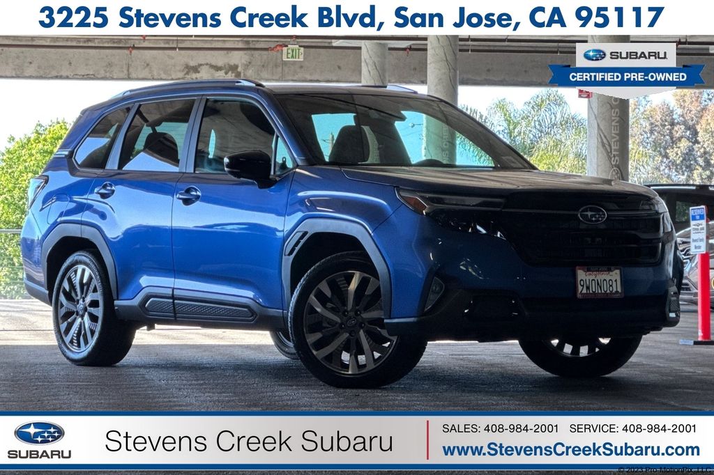 Daybreak Blue Pearl 2026 Subaru Forester Touring Crossover AWD SUV / Crossover All-Wheel Drive Continuously Variable Transmission