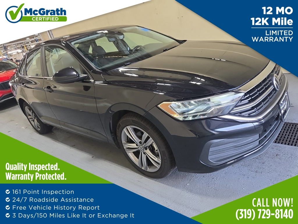 Black 2024 Volkswagen Jetta Sedan Front-Wheel Drive 8-Speed Automatic
