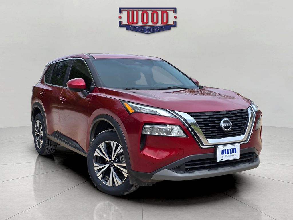 Red (Scarlet Ember Tintcoat) 2023 Nissan Rogue SV AWD SUV / Crossover All-Wheel Drive Continuously Variable Transmission