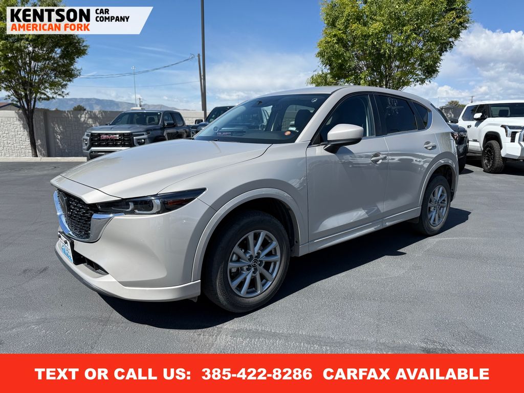 Gray (Platinum Quartz Metallic) 2025 Mazda CX-5 2.5 S Select AWD SUV / Crossover All-Wheel Drive 6-Speed Automatic