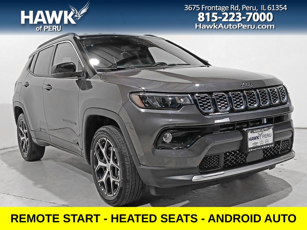 Baltic Gray Metallic Clearcoat 2024 Jeep Compass SUV / Crossover Four-Wheel Drive 8-Speed Automatic