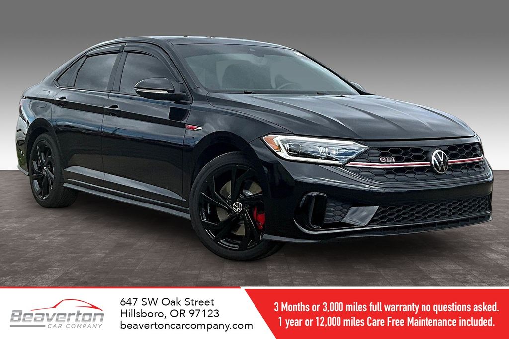 Black 2023 Volkswagen Jetta GLI 1.5T Autobahn FWD Sedan Front-Wheel Drive 6-Speed Manual