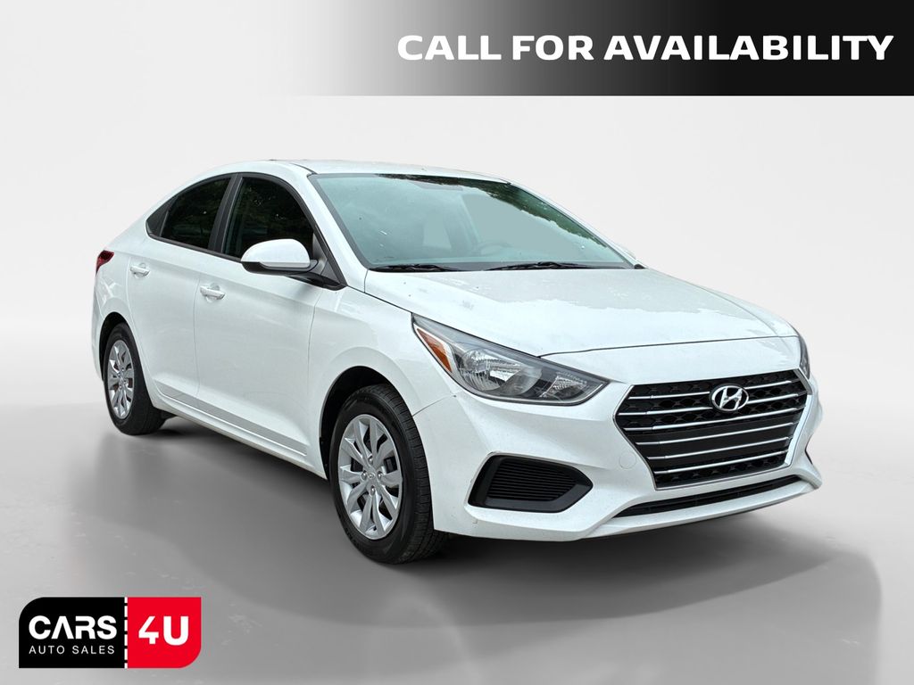 Frost White Pearl 2022 Hyundai Accent Sedan Front-Wheel Drive Continuously Variable Transmission