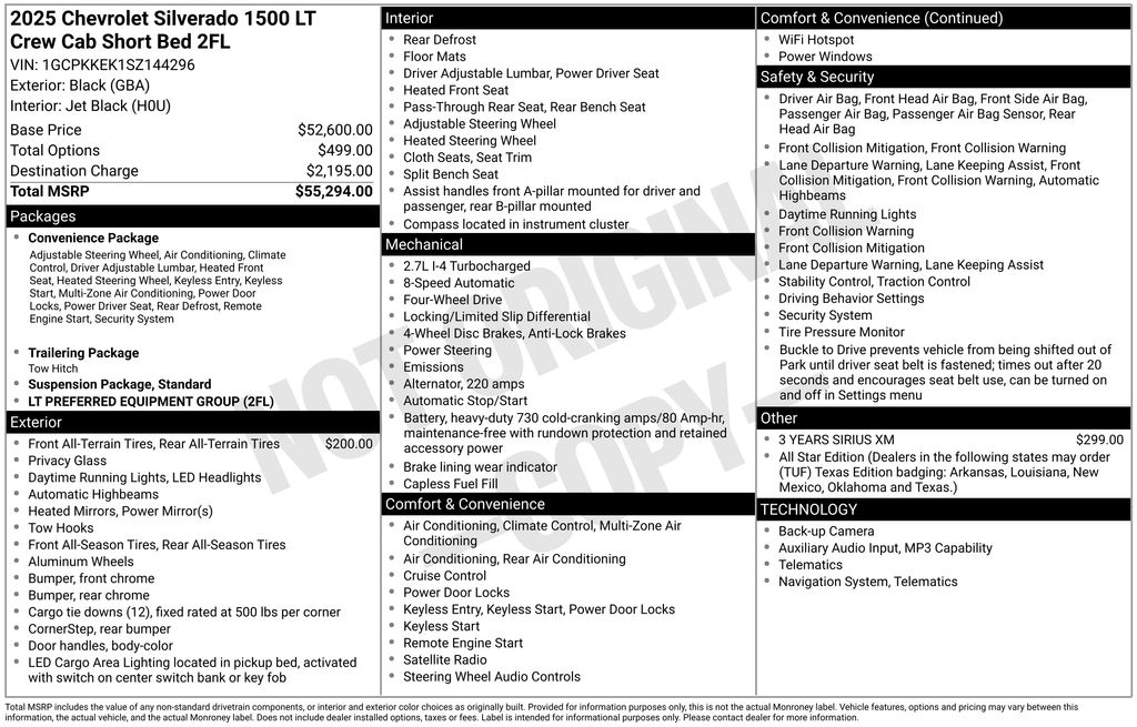 used 2025 Chevrolet Silverado 1500 car, priced at $41,500