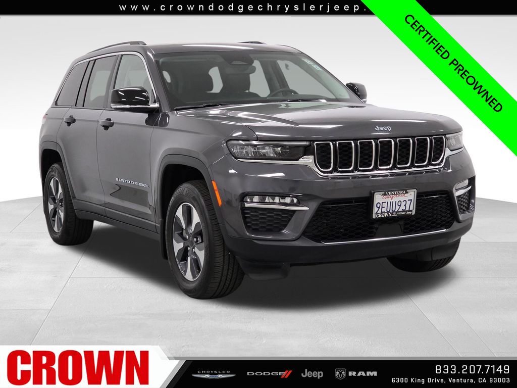 Gray Metallic 2022 Jeep Grand Cherokee 4xe SUV / Crossover Four-Wheel Drive 8-Speed Automatic