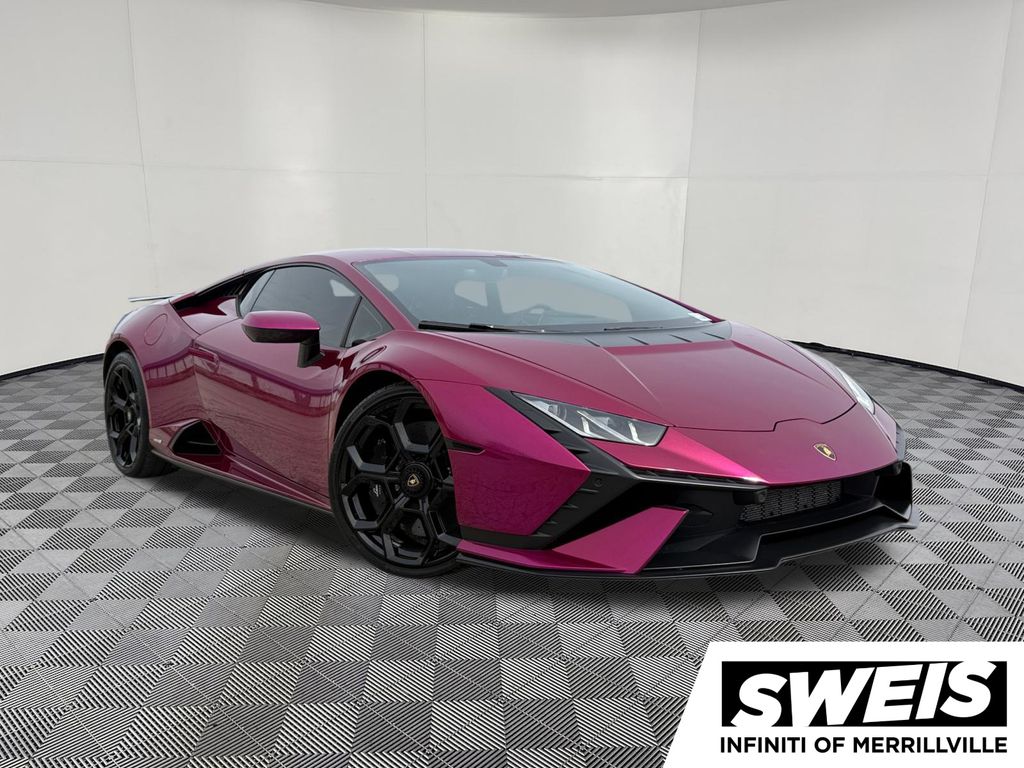 Viola Bast Metallic 2023 Lamborghini Huracan Tecnica RWD Coupe Rear-Wheel Drive 7-Speed Manual