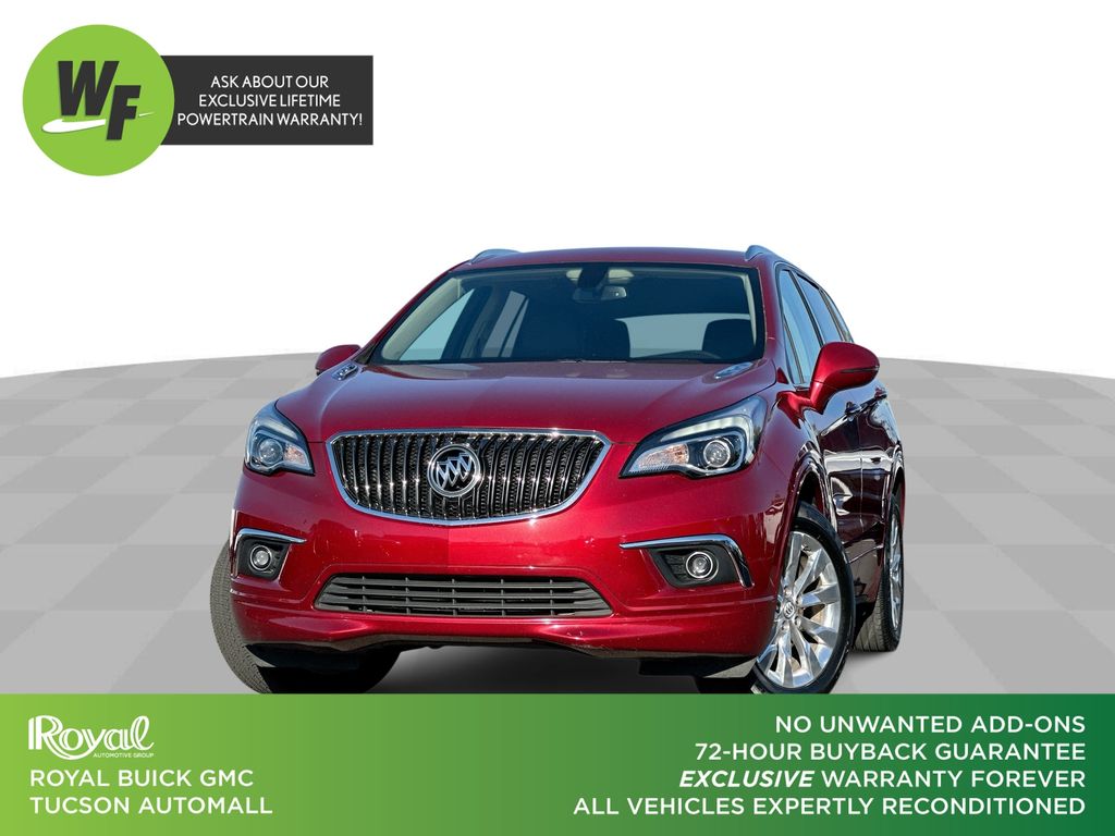 Chili Red Metallic 2017 Buick Envision Essence FWD SUV / Crossover Front-Wheel Drive 6-Speed Automatic