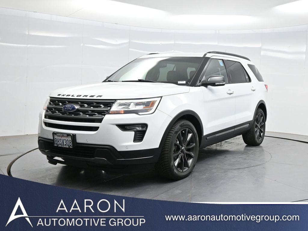 Oxford White 2019 Ford Explorer SUV / Crossover Front-Wheel Drive 6-Speed Automatic