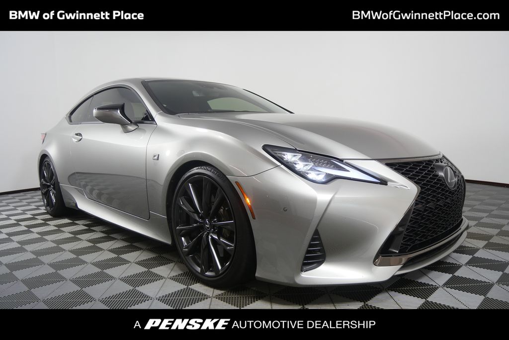 Silver 2024 Lexus RC Coupe Rear-Wheel Drive 8-Speed Automatic