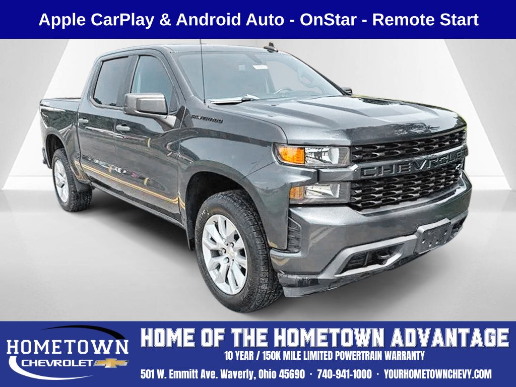 Shadow Gray Metallic 2021 Chevrolet Silverado 1500 Pickup Truck Four-Wheel Drive 8-Speed Automatic