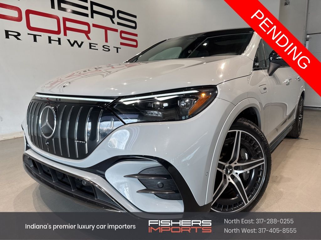 Gray 2024 Mercedes-Benz EQE AMG 4MATIC Sedan All-Wheel Drive 1-Speed Automatic