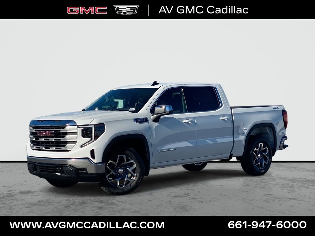 Summit White 2026 GMC Sierra 1500 Pickup Truck Four-Wheel Drive 8-Speed Automatic