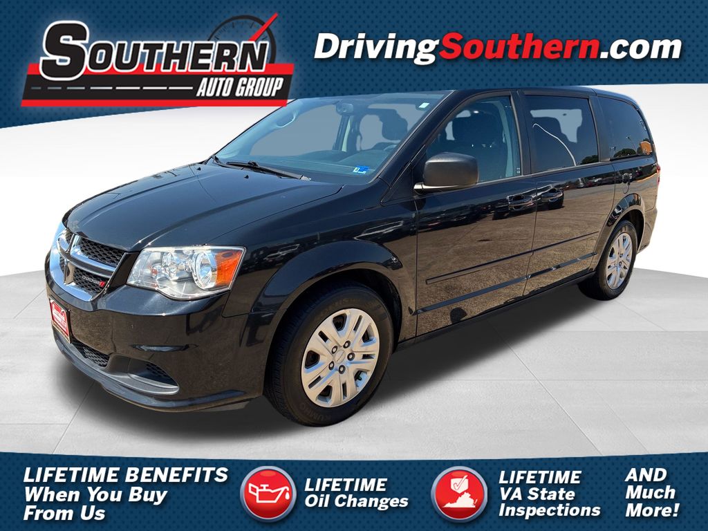 Brilliant Black Crystal Pearlcoat 2017 Dodge Grand Caravan Minivan Front-Wheel Drive 6-Speed Automatic