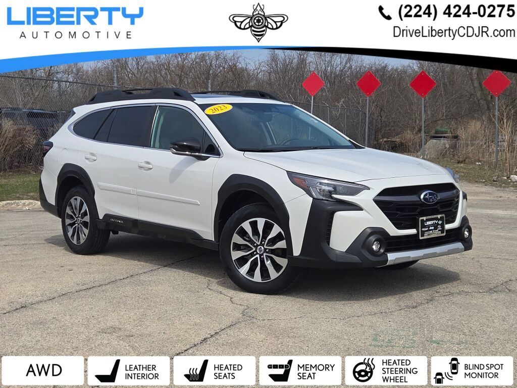 Crystal White Pearl 2023 Subaru Outback Limited AWD SUV / Crossover All-Wheel Drive Continuously Variable Transmission