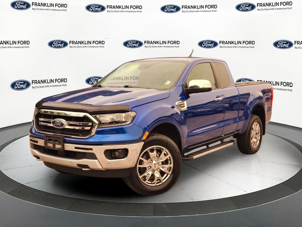 Lightning Blue Metallic 2019 Ford Ranger Pickup Truck Four-Wheel Drive Automatic