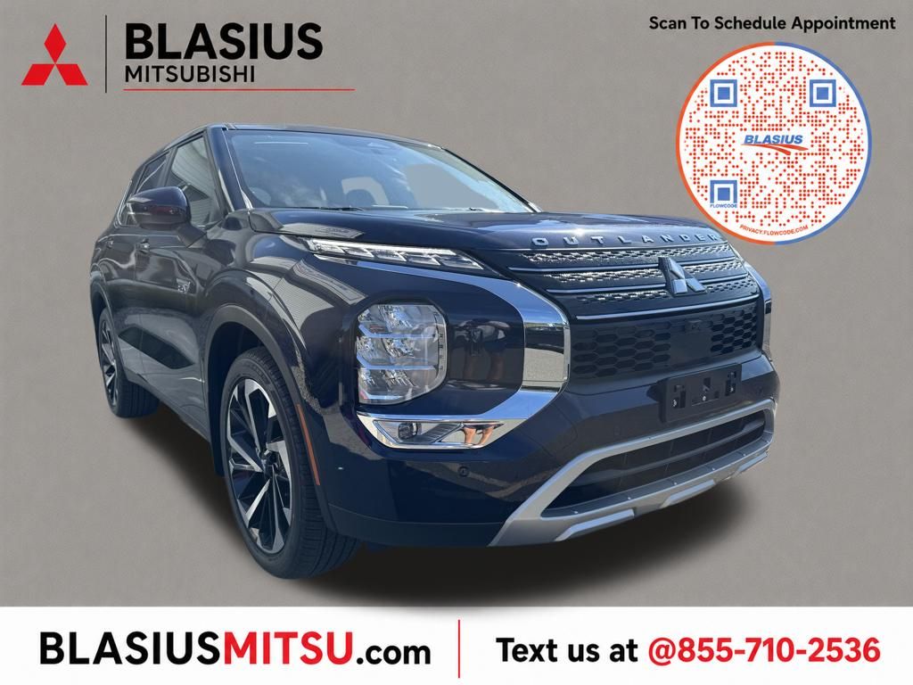 Blue 2025 Mitsubishi Outlander Hybrid Plug-in SUV / Crossover All-Wheel Drive 1-Speed Automatic