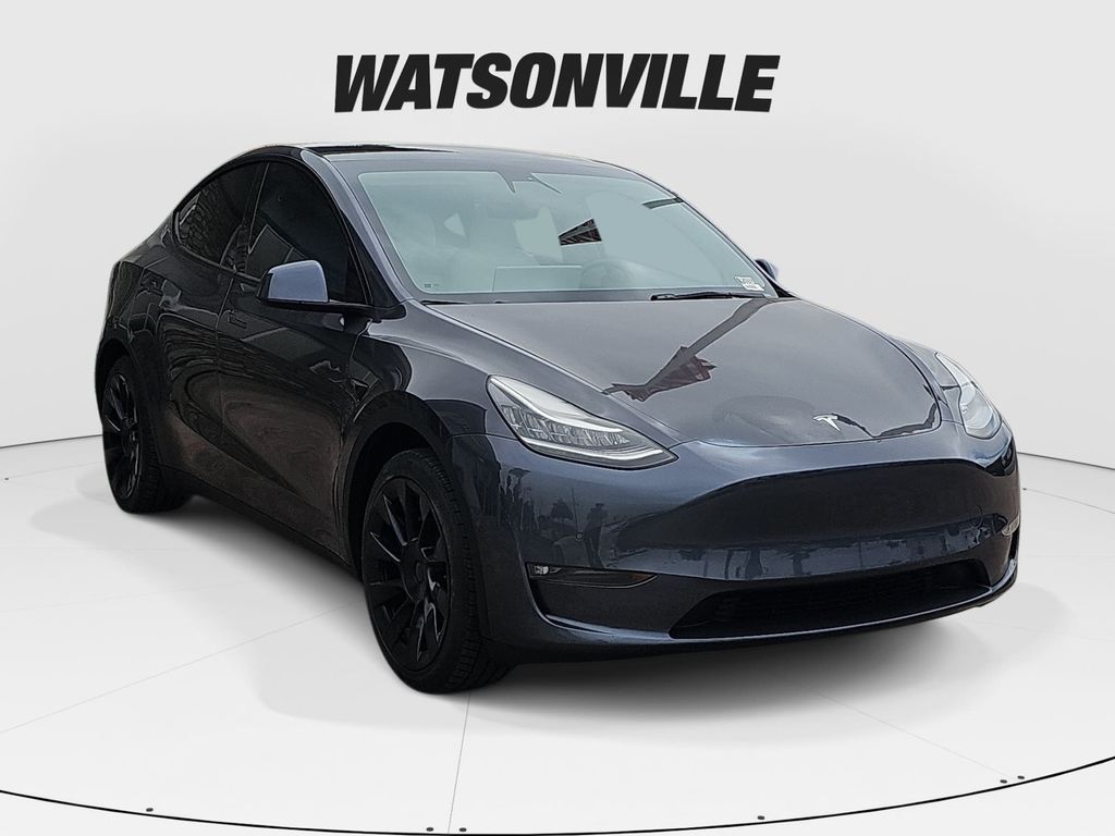 Midnight Silver Metallic 2021 Tesla Model Y SUV / Crossover All-Wheel Drive 1-Speed Automatic