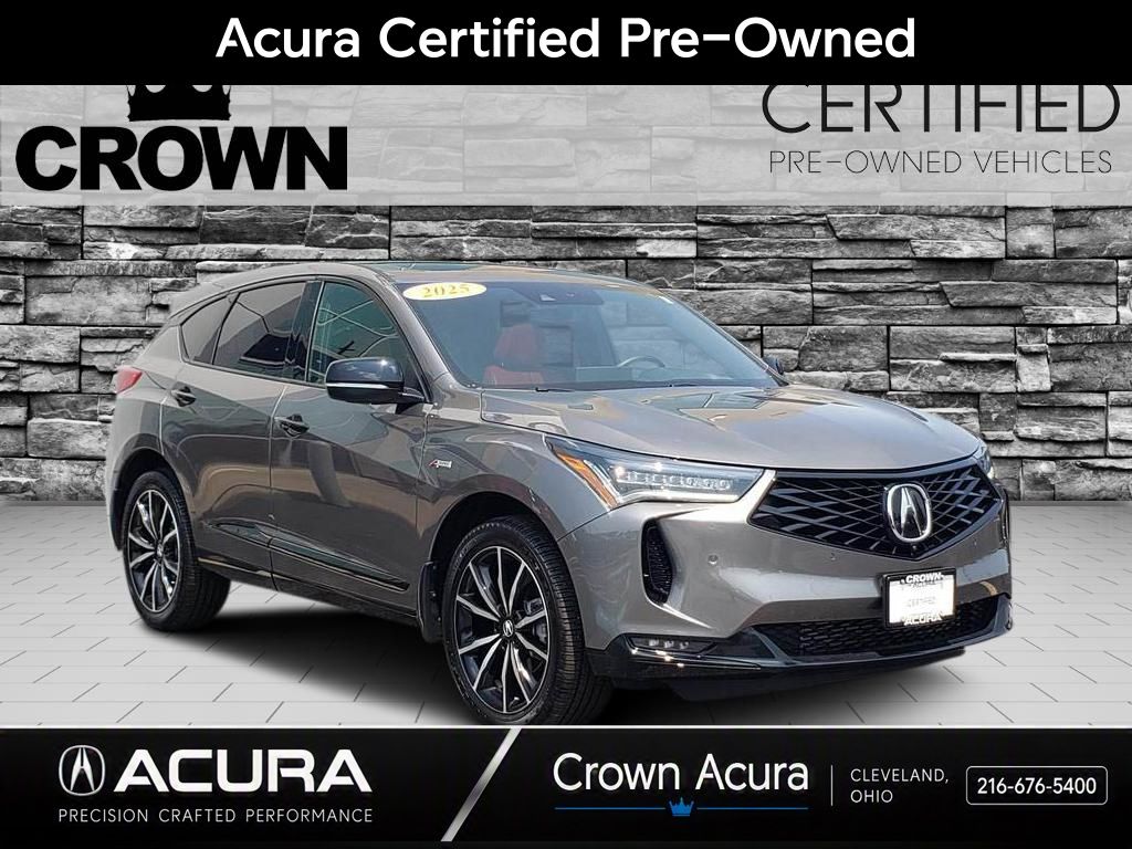 Liquid Carbon Metallic 2025 Acura RDX SUV / Crossover All-Wheel Drive Automatic