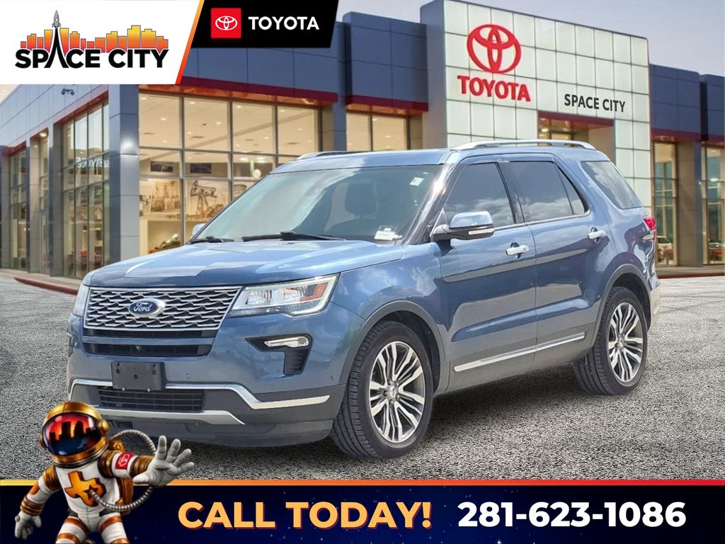 Blue Metallic 2018 Ford Explorer SUV / Crossover All-Wheel Drive 6-Speed Automatic
