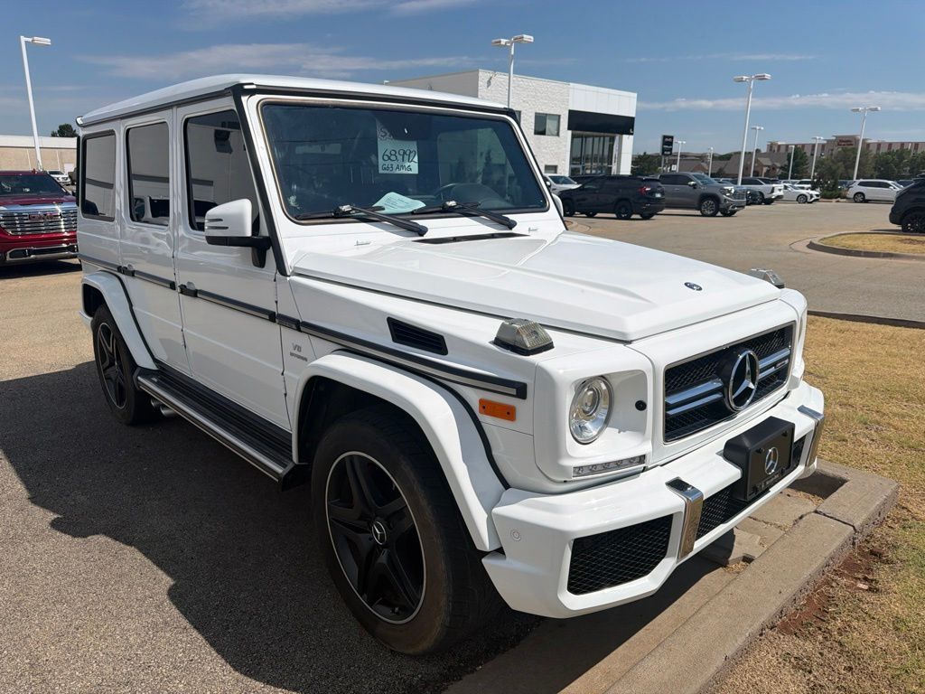 White 2017 Mercedes-Benz G-Class SUV / Crossover All-Wheel Drive 7-Speed Automatic