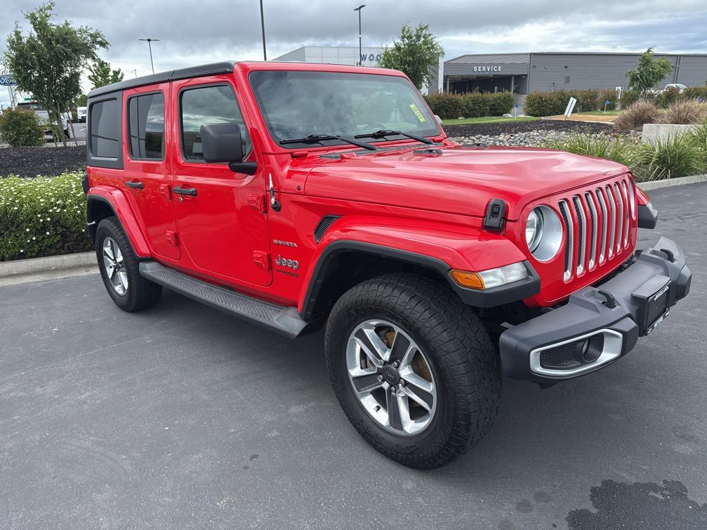 Firecracker Red Clearcoat 2019 Jeep Wrangler Unlimited Sahara 4WD SUV / Crossover Four-Wheel Drive 8-Speed Automatic