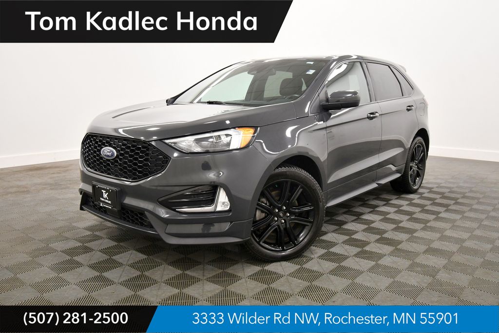 Gray 2021 Ford Edge SUV / Crossover All-Wheel Drive 8-Speed Automatic