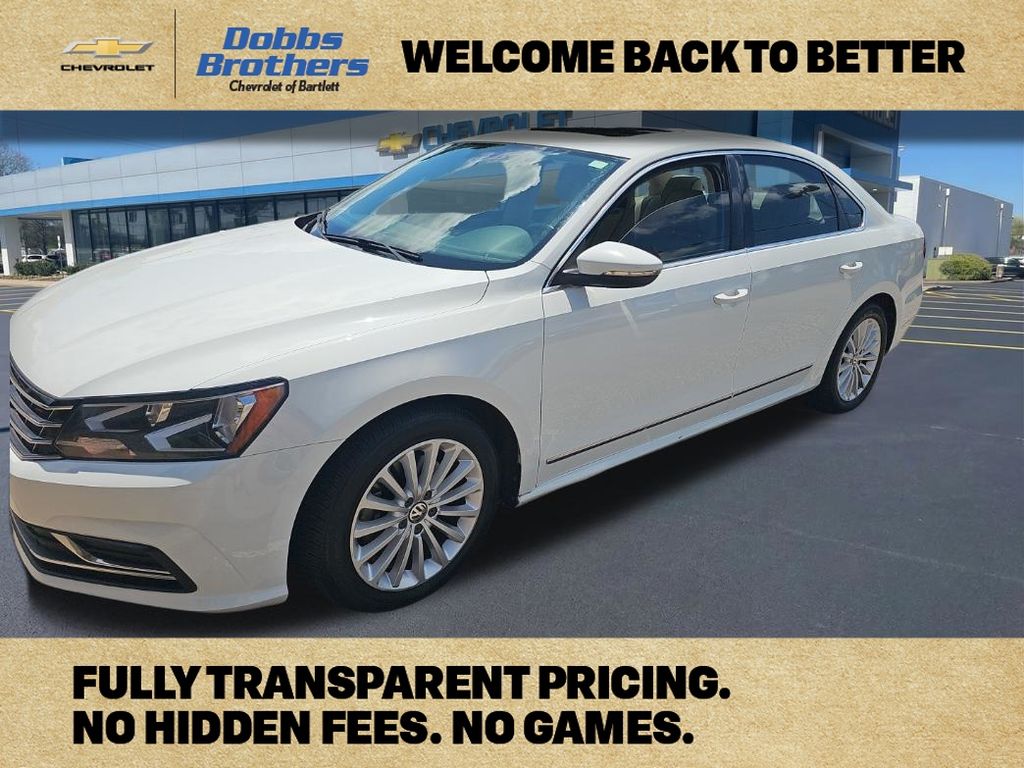 White 2017 Volkswagen Passat Sedan Front-Wheel Drive 6-Speed Automatic