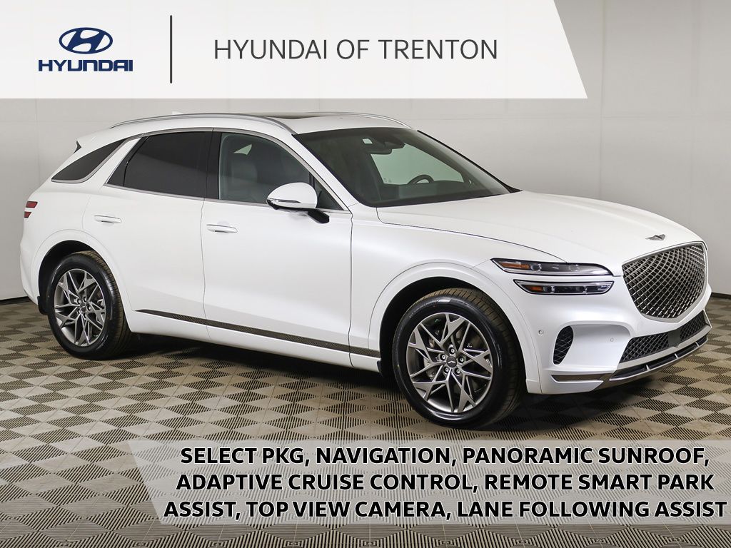 Matterhorn White 2023 Genesis GV70 2.5T Advanced AWD SUV / Crossover 8-Speed Automatic