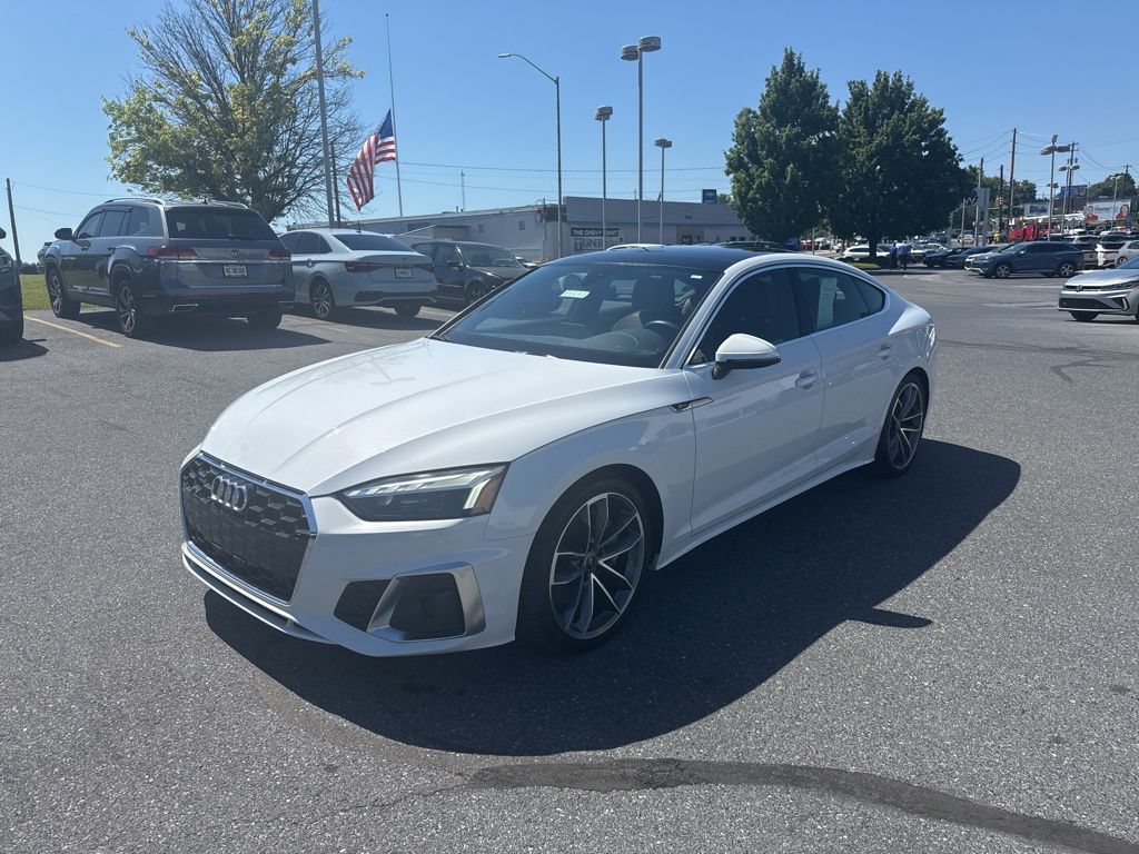 2023 Audi A5 Sportback 45 S line Premium Plus White at Audi Porsche Sewickley