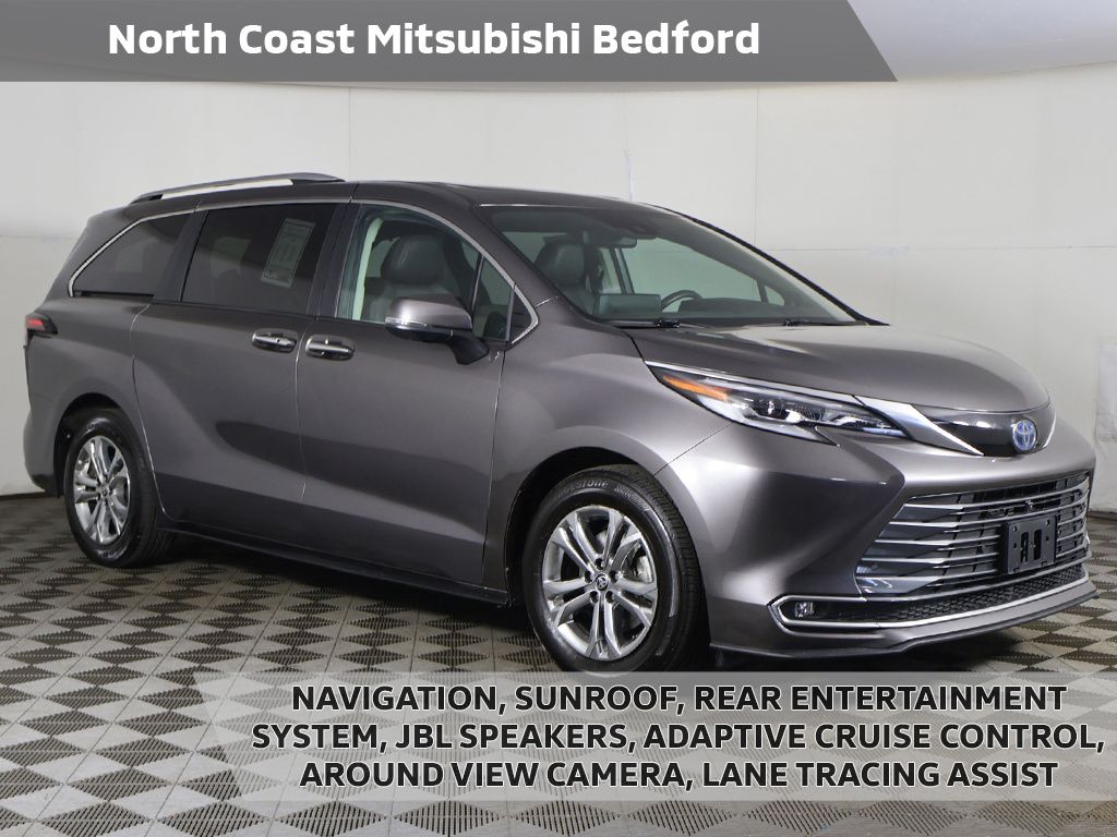 Predawn Gray Mica 2023 Toyota Sienna Platinum 7-Passenger AWD Minivan All-Wheel Drive Continuously Variable Transmission