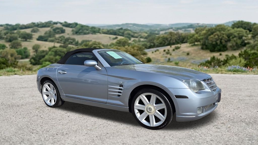 Sapphire Silver Blue Metallic 2006 Chrysler Crossfire Limited Roadster RWD Convertible Rear-Wheel Drive 5-Speed Automatic
