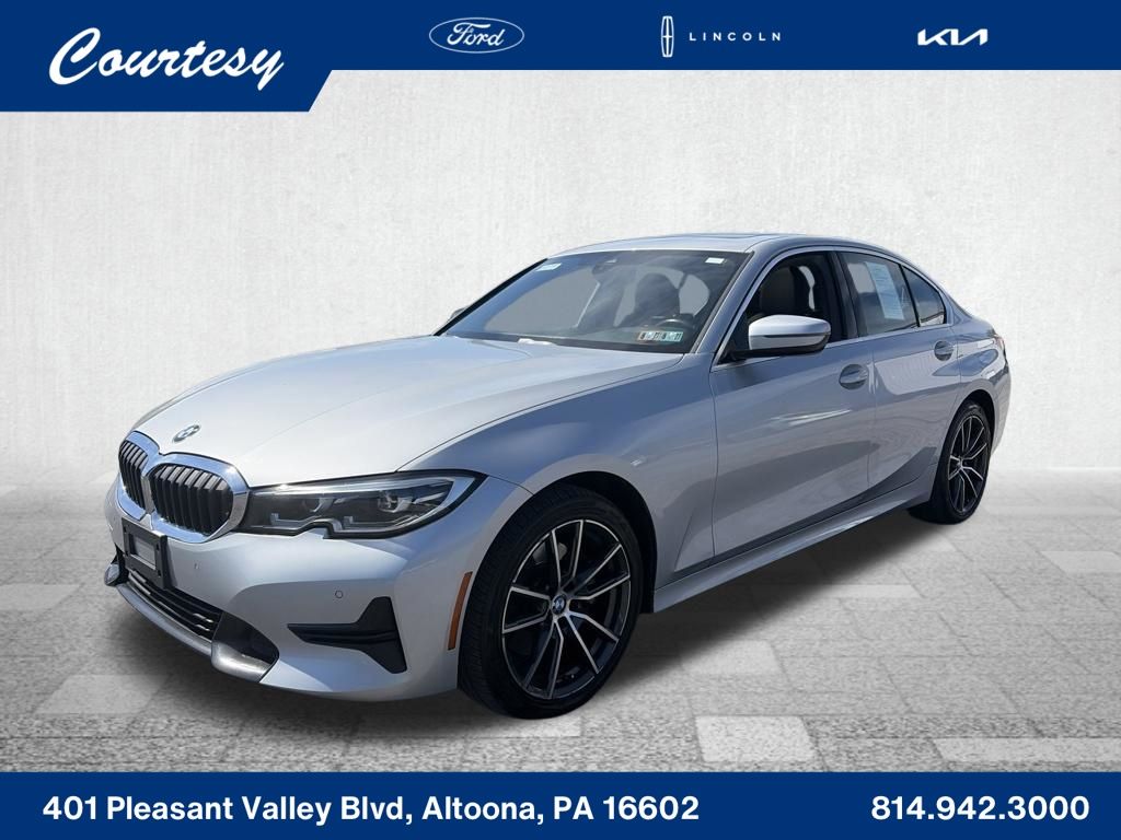 Glacier Silver Metallic 2020 BMW 3 Series Sedan All-Wheel Drive 8-Speed Automatic