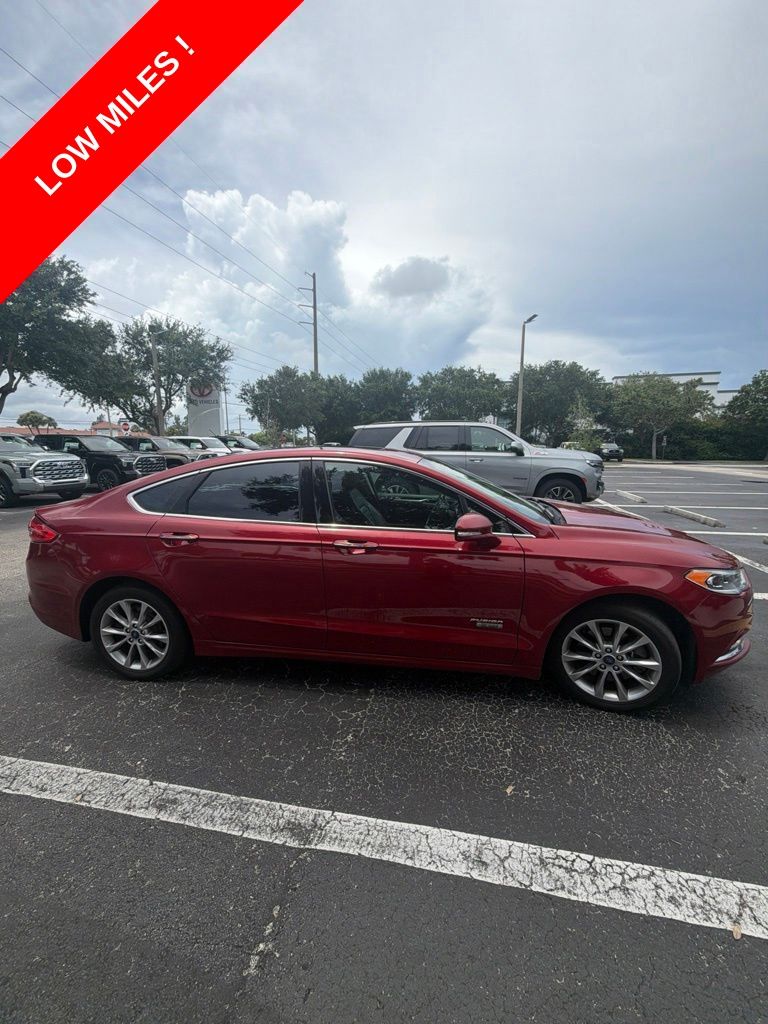 Ruby Red Metallic Tinted Clearcoat 2017 Ford Fusion Energi Sedan Front-Wheel Drive Continuously Variable Transmission