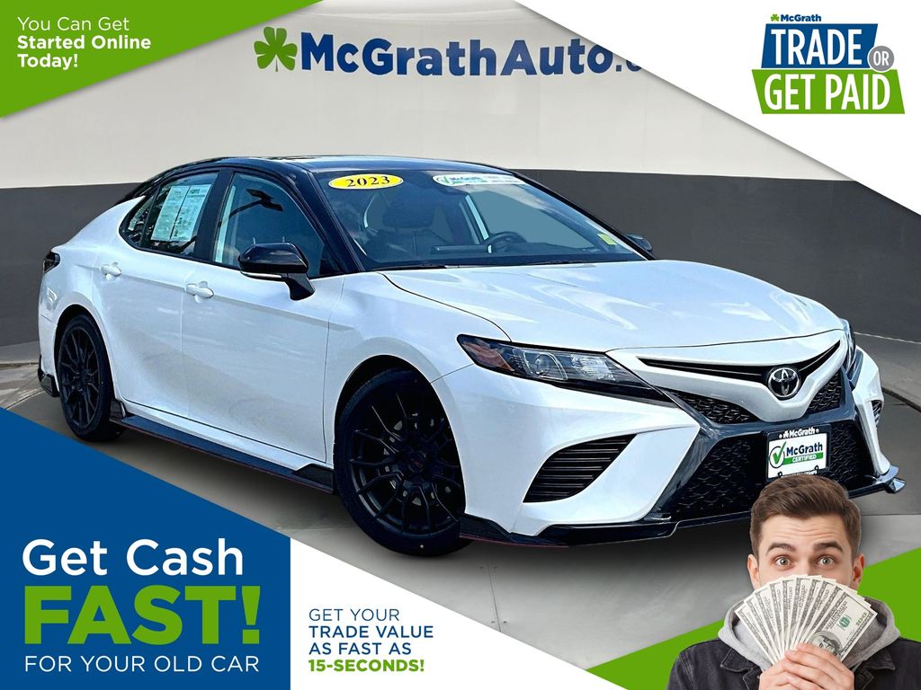 Midnight Black Metallic 2023 Toyota Camry Sedan Front-Wheel Drive 8-Speed Automatic