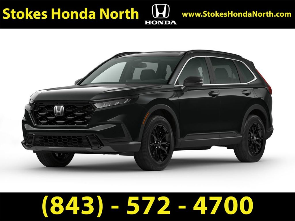 2025 Honda CR-V Hybrid Sport White at Stokes Honda North